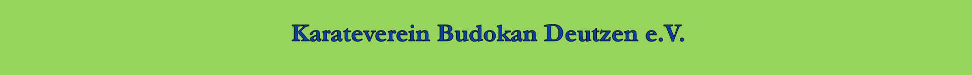 Karateverein Budokan Deutzen e.V.
